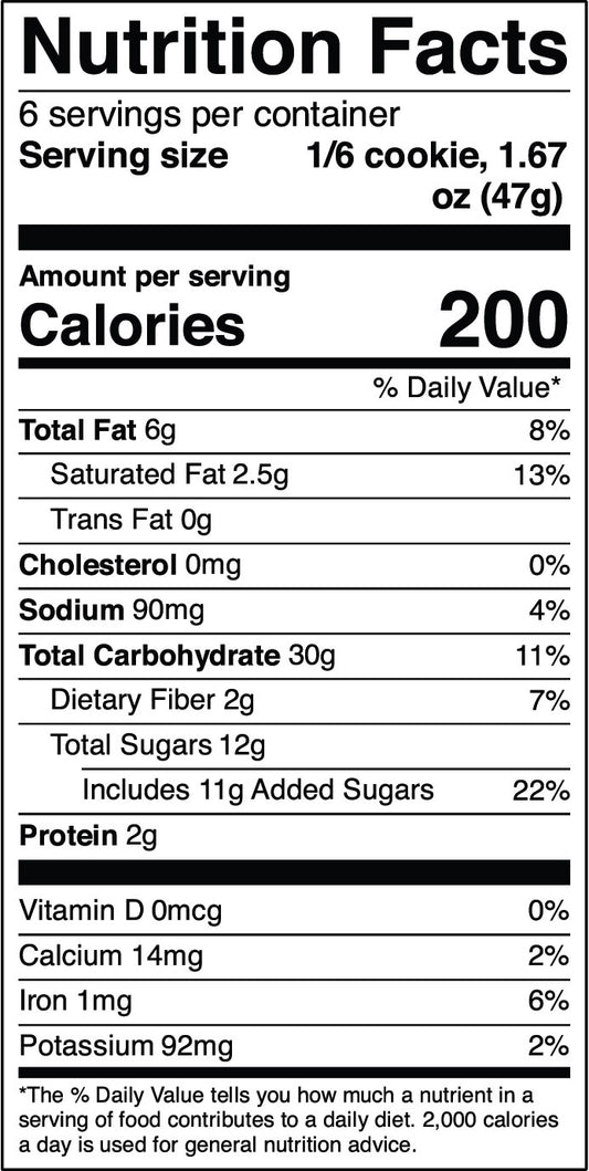 Chocolate Chunk Skillet Cookie (6 Pack)