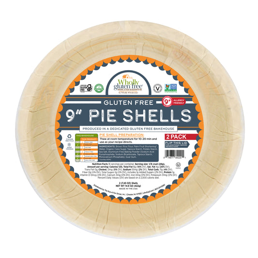 Gluten Free 9" Pie Shells (6–2 Packs)