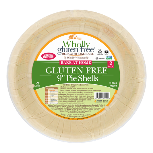 Gluten Free 9" Pie Shells (6–2 Packs)