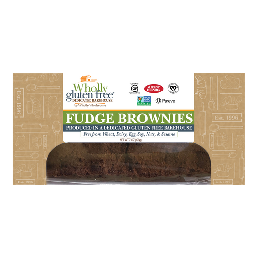 Gluten Free and Vegan Fudge Brownies (12 Pack)