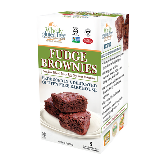 Single Serve Gluten Free and Vegan Fudge Brownies (6–5 Packs)